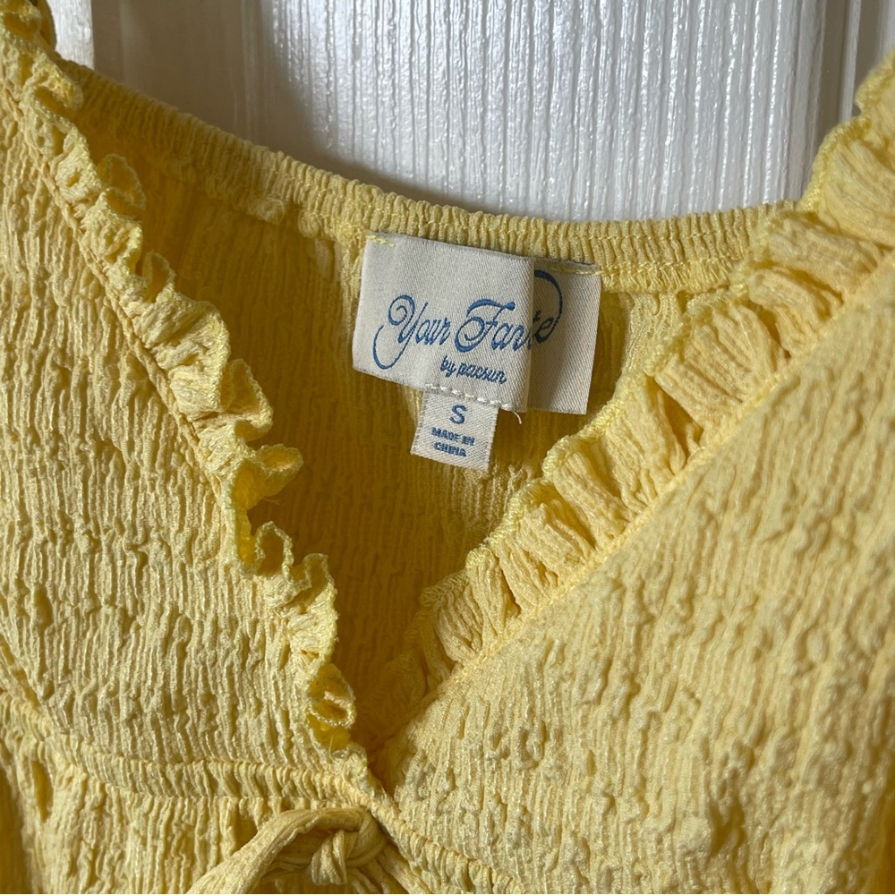 NWT Pacsun Your Favorite Evie Tie Front Tank - Picture 2 of 5